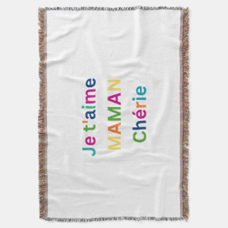 "Ich liebe dich MAMA Schatz" Kuscheldecke Decke