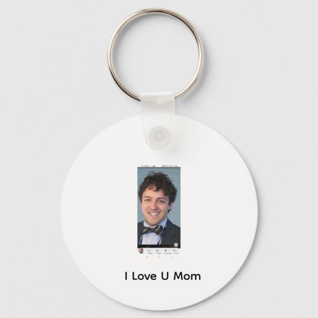 Ich liebe dich Mama Schlüsselanhänger (Vorderseite)