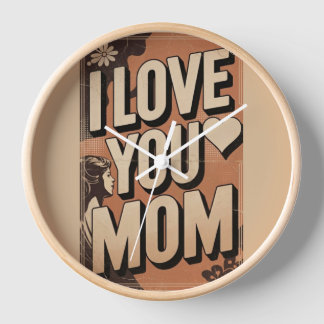 ich liebe dich Mama Uhr