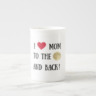 Ich Liebe dich Mama zum Mond und zurück, super Ges Prozellantasse