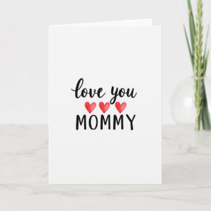 Ich liebe dich Mami Grafikkarte Karte