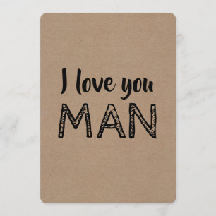 Ich liebe dich Mann Lustiger Heiratsantrag für Tra Einladung