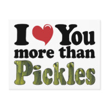 Ich liebe dich mehr als Gurken