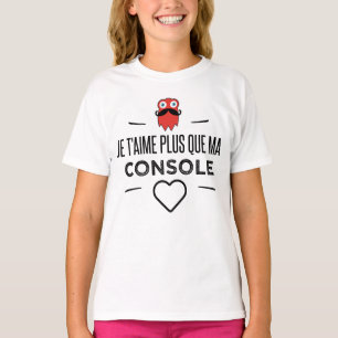 Ich liebe dich mehr als meine Konsole T-Shirt
