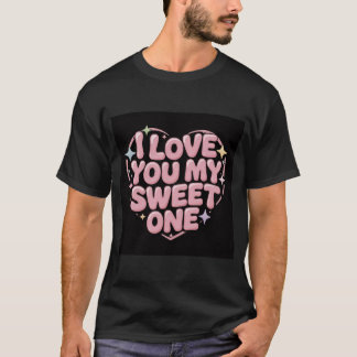 "Ich liebe dich, mein Süßer, Bubble Heart Romantik T-Shirt