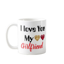 Ich liebe dich, meine Freundin, süßes romantisches