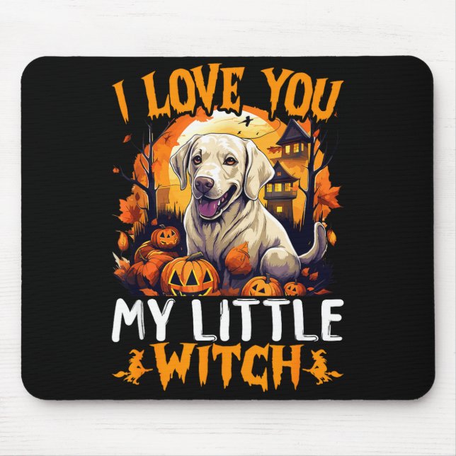 Ich liebe dich, meine kleine Hexe  Mousepad (Vorne)