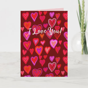 Ich Liebe dich! Mitteilungskarte