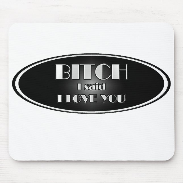 Ich liebe Dich Mousepad (Vorne)