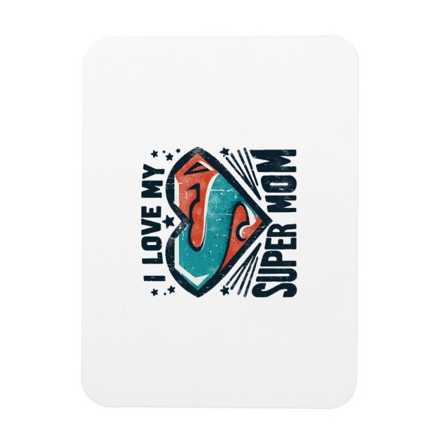 Ich liebe dich Mutti Magnet (Vertikal)