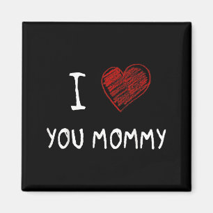 Ich liebe dich Mutti_ Muttertag ich liebe Mama Kin Magnet