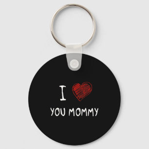 Ich liebe dich Mutti_ Muttertag ich liebe Mama Kin Schlüsselanhänger