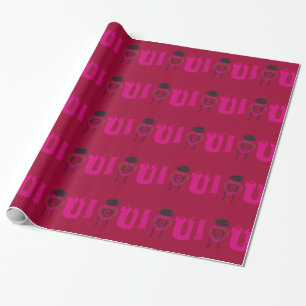 Ich liebe dich Nakupenda Sana Frohen Valentinstag Geschenkpapier
