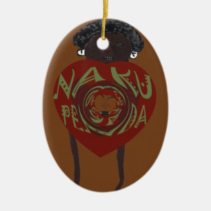 Ich Liebe dich! Nakupenda Sana Keramikornament