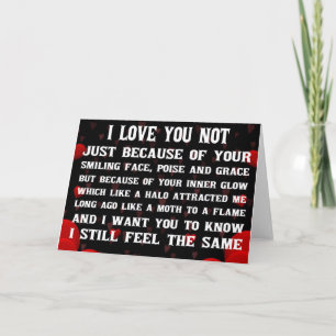 Ich liebe dich nicht karte