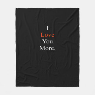 Ich liebe dich, noch minimalistischere Gestaltung Fleecedecke