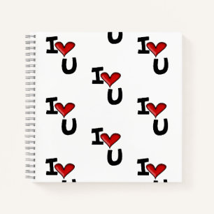 ich liebe dich notizbuch