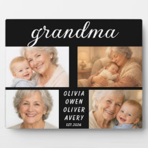Ich liebe dich Oma Fotoplakette | Tag der Großelte