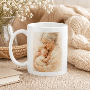 Ich liebe dich Oma Tag der Großeltern Kaffeetasse