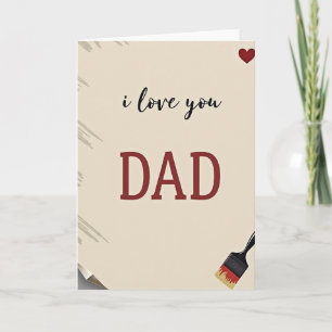 Ich liebe dich Papa beste jemals Karte