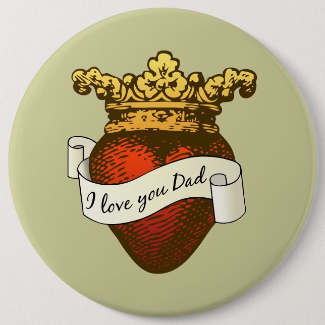 Ich liebe dich, Papa Button (Vorderseite)