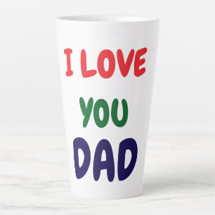 Ich liebe dich Papa Elegant Milchtasse