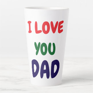 Ich liebe dich Papa Elegant  Milchtasse