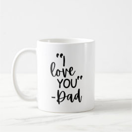 „Ich liebe dich – Papa“ Personalisierbarer Fotoged Kaffeetasse