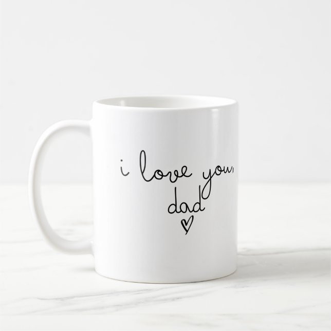 Ich Liebe dich, Papa Tasse (Links)
