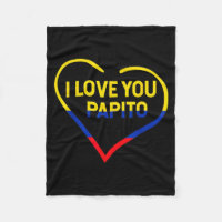 Ich liebe dich Papito Bandera Kolumbien Flagge Glü