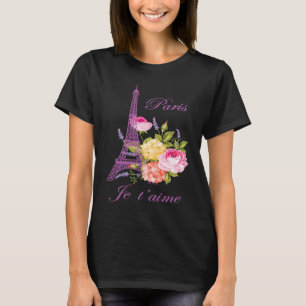 Ich liebe dich Paris Frankreich Stadt der Liebe Ei T-Shirt