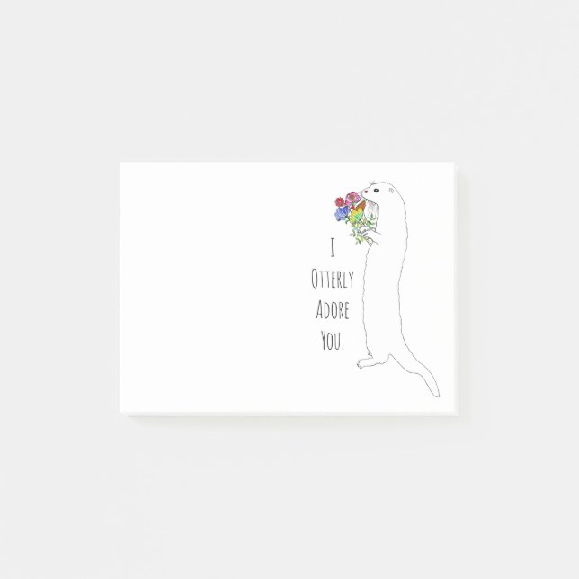 Ich liebe dich post-it klebezettel (Vorderseite)