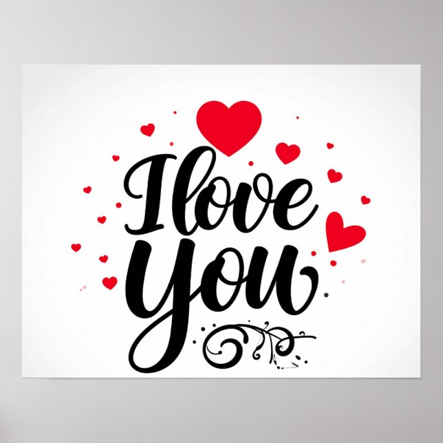 ich liebe dich poster (Vorne)