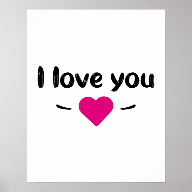 Ich Liebe dich Poster (Vorne)