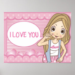 ICH LIEBE DICH POSTER