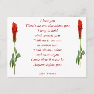 Ich Liebe dich Postkarte