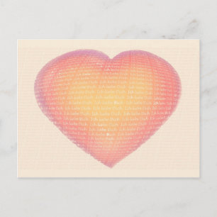 Ich liebe Dich Postkarte