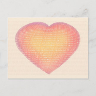 Ich liebe Dich Postkarte