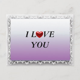 ICH LIEBE DICH POSTKARTE