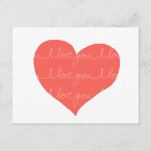 Ich Liebe dich. Postkarte