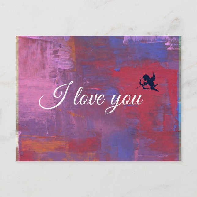 Ich Liebe dich Postkarte (Vorderseite)