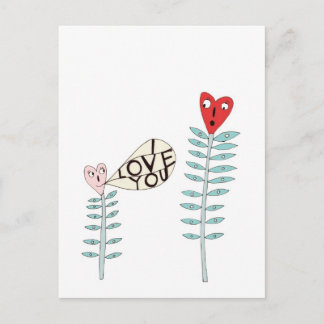 ICH LIEBE DICH POSTKARTE