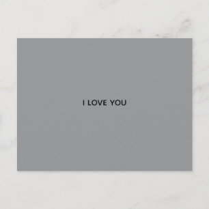 ICH LIEBE DICH POSTKARTE