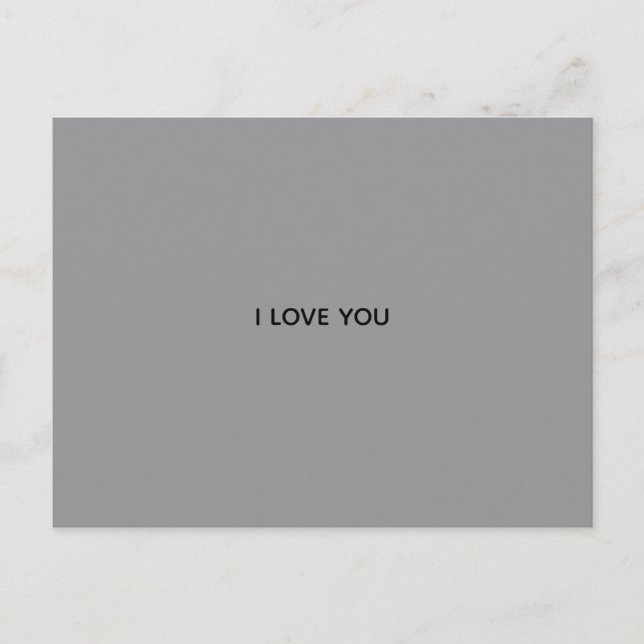 ICH LIEBE DICH  POSTKARTE (Vorderseite)