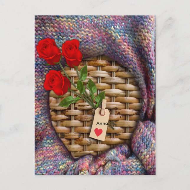 Ich Liebe dich Postkarte (Vorderseite)