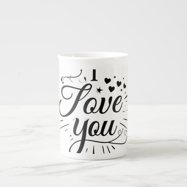 ich liebe dich prozellantasse (Vorderseite)