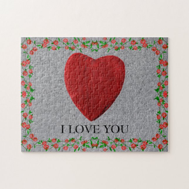 Ich Liebe dich Puzzle (Horizontal)