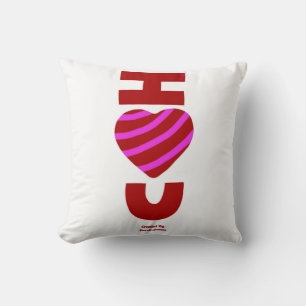 Ich liebe dich Quadrat-Kissen Kissen