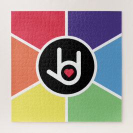 Ich Liebe dich, Regenbogen Puzzle
