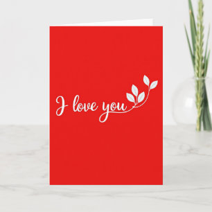 Ich liebe dich Romantische Karte am besten